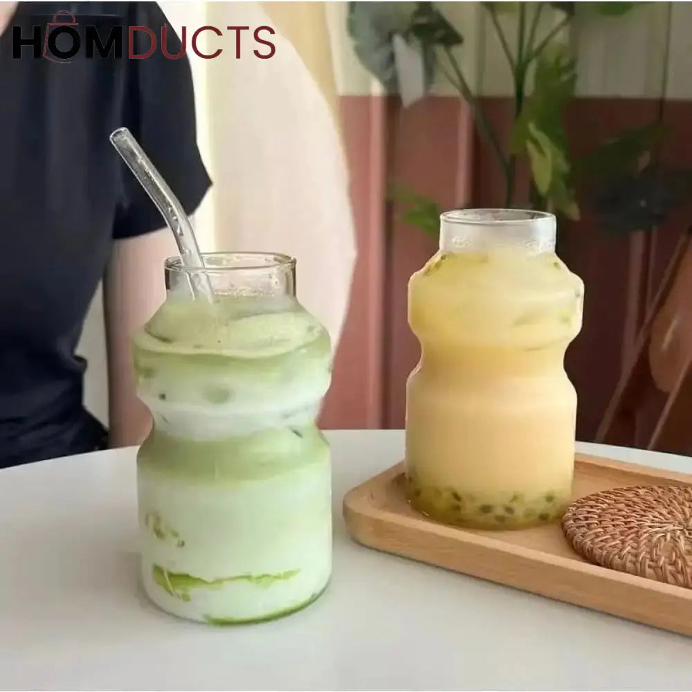Heat-Resistant Borosilicate Glass Coffee Mug Tea Cup - Durable Thermal Insulated Design