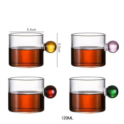 Heat Resistant Espresso And Tea Cups 6pcs