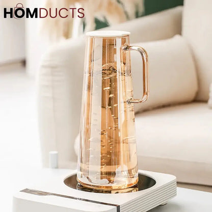 Heat Resistant Glass Water Jug (Premium Borosilicate)