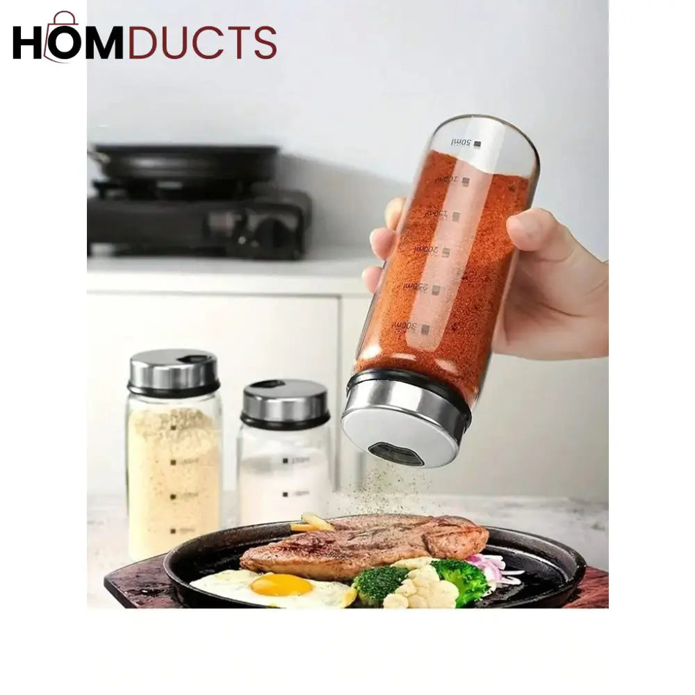 High Borosilicate Glass Seasoning Bottles (3Pcs)