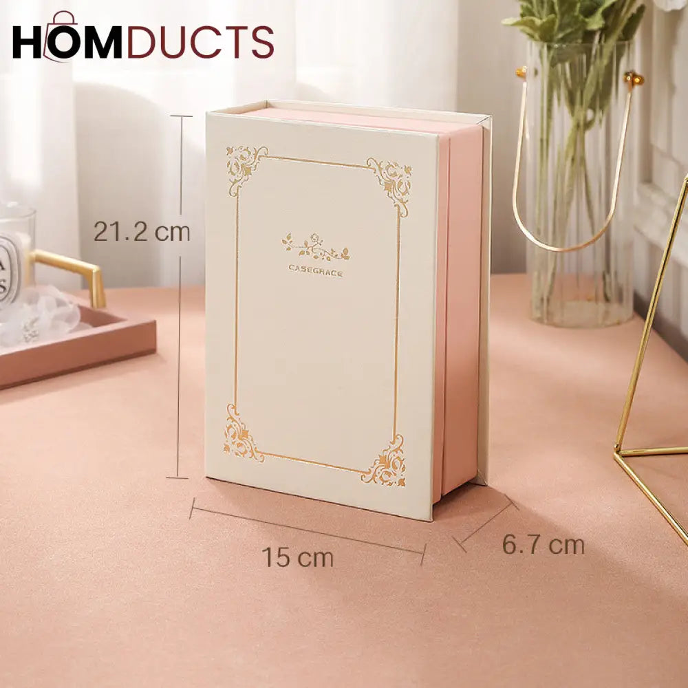 High-end Book Shape Jewelry Organizer