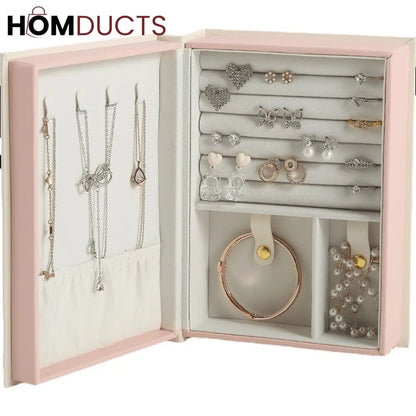 High-end Book Shape Jewelry Organizer