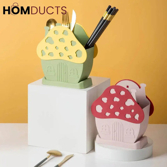 House Shape Cutlery And Multipurpose Holder