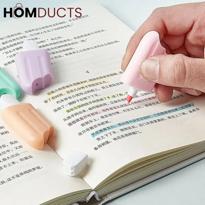 Ice Cream Shape Highlighters (6Pcs)