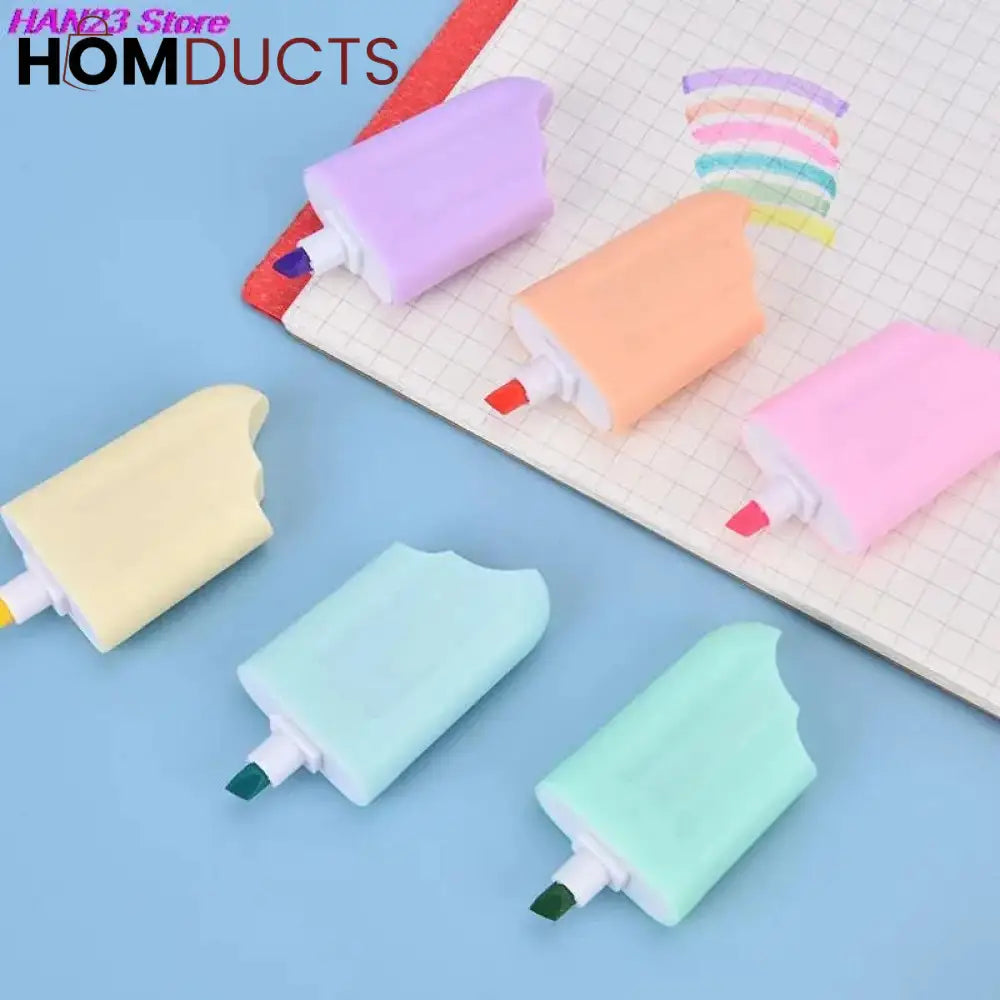 Ice Cream Shape Highlighters (6Pcs)