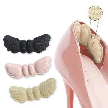 Pair of Butterfly Shoe Insole Heel Liner Grips & Protector – Anti-Slip Comfort Pads for Shoes