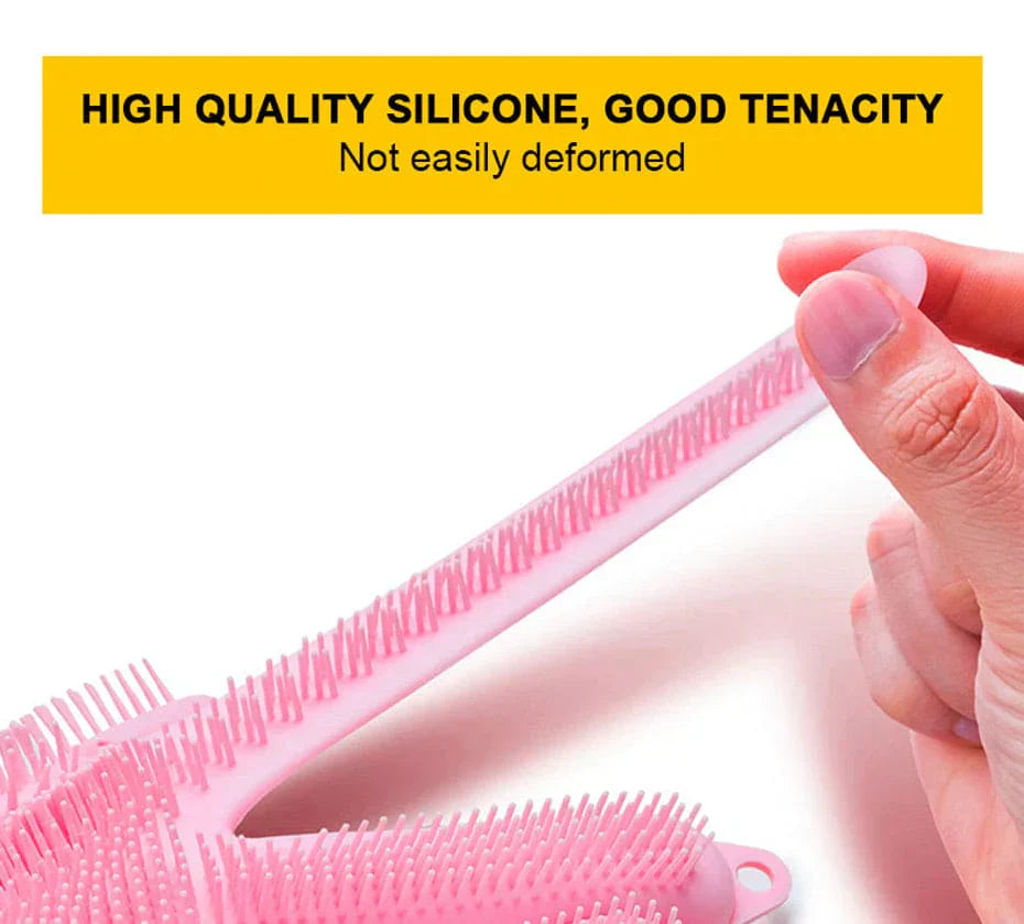 Premium Quality Silicone Washing Gloves – Hand Gloves for Dishwashing & Cleaning
