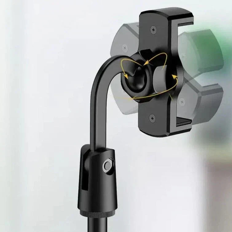 Premium Telescopic Mobile Tripod Stand – Adjustable Phone Holder | Portable Selfie Tripod with Universal Bracket
