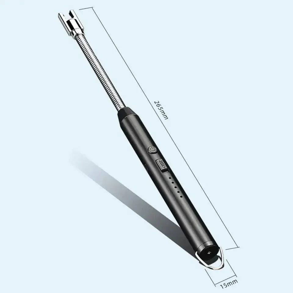 Premium USB Rechargeable Electric Arc Lighter, Flameless Plasma BBQ and Kitchen Lighter with 360° Rotation