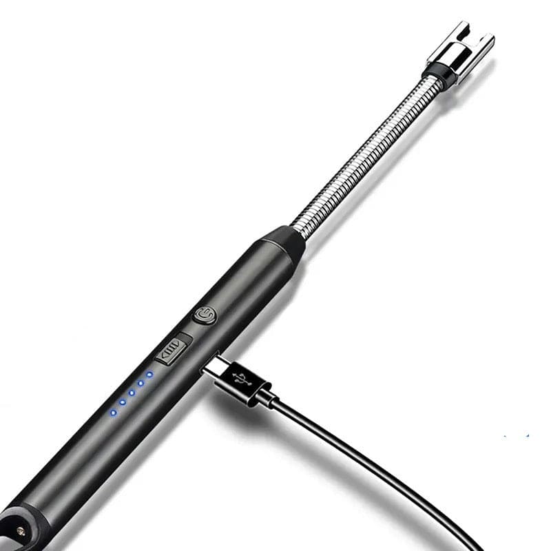 Premium USB Rechargeable Electric Arc Lighter, Flameless Plasma BBQ and Kitchen Lighter with 360° Rotation