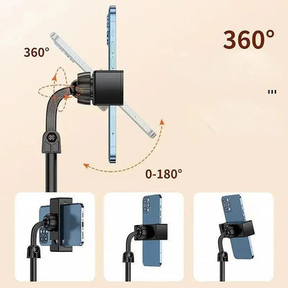 Premium Telescopic Mobile Tripod Stand – Adjustable Phone Holder | Portable Selfie Tripod with Universal Bracket