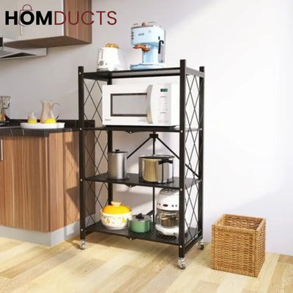 Installation Free Folding Kitchen Rack
