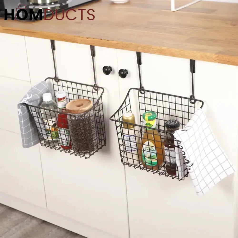 Iron Storage Cupboard Baskets