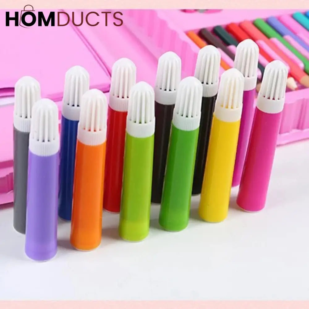 Kids Art Set With Drawing Pad (208pcs)