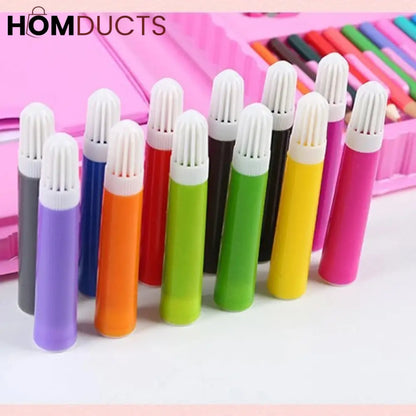Kids Art Set With Drawing Pad (208pcs)