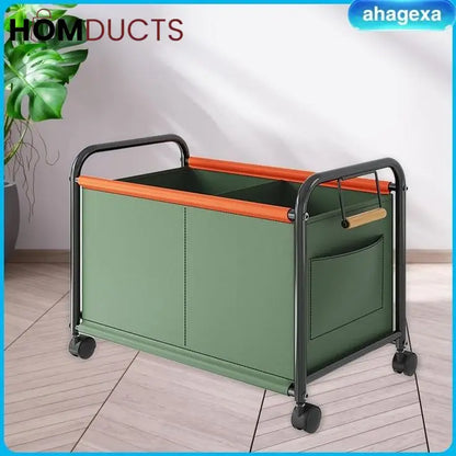 Kid's Bedroom Toy Storage Box with Wheels - Multipurpose Organizer