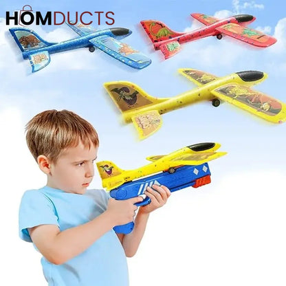 Kids Toy Plane , Gun style Launching Aircraft