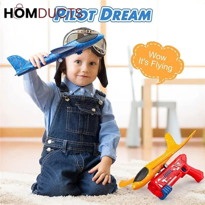 Kids Toy Plane , Gun style Launching Aircraft