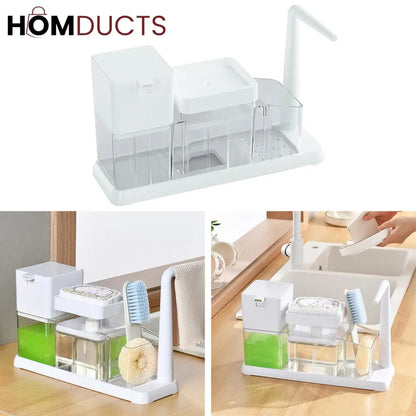 Kitchen Caddy With Hand Wash Dispenser
