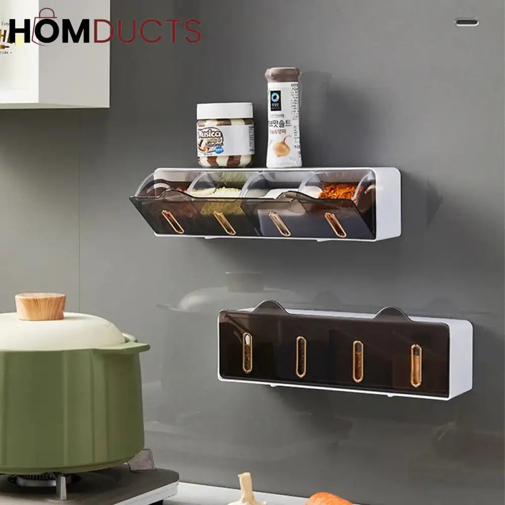 Kitchen luxury Wall Mounted Spice Box