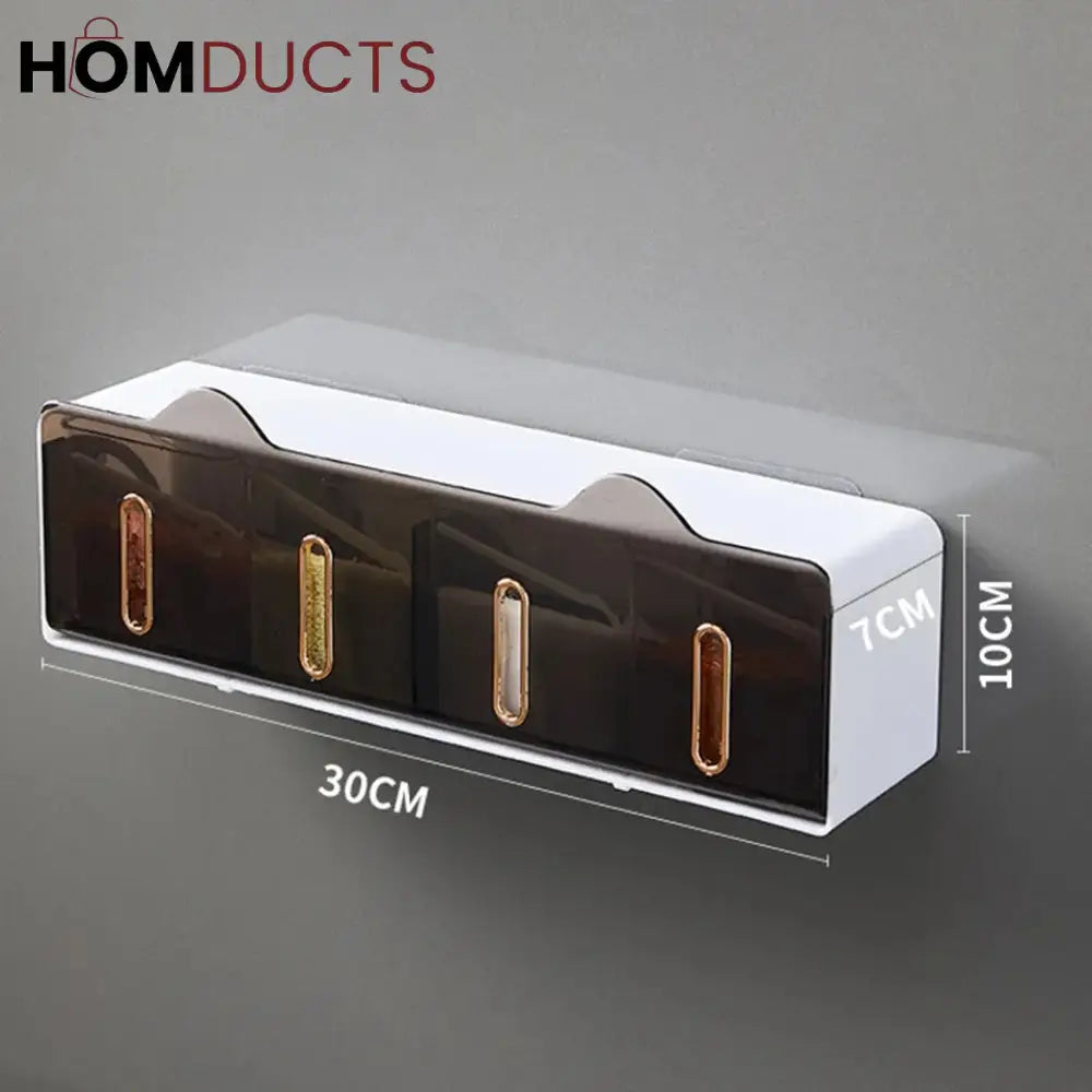 Kitchen luxury Wall Mounted Spice Box