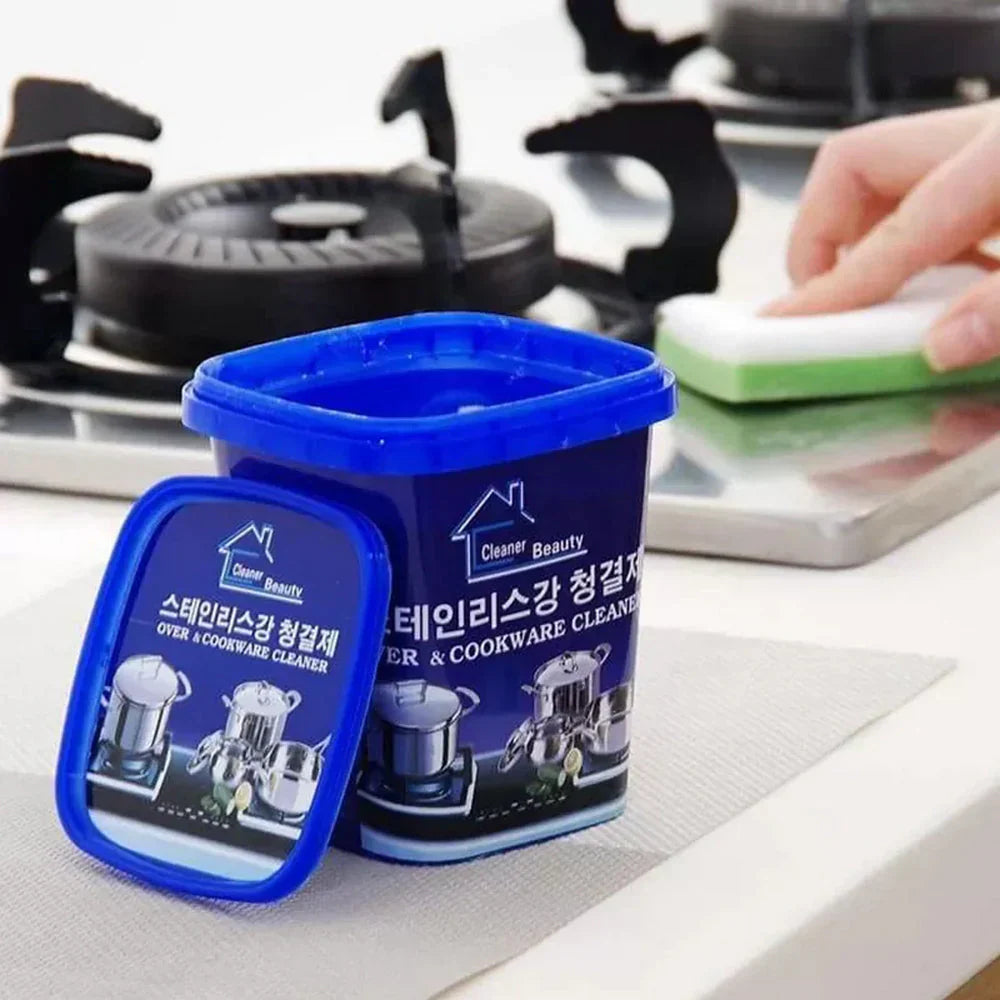 Powerful Stainless Steel Cookware Cleaner Paste – Solid Kitchen Oven Cleaner (Original China Made)