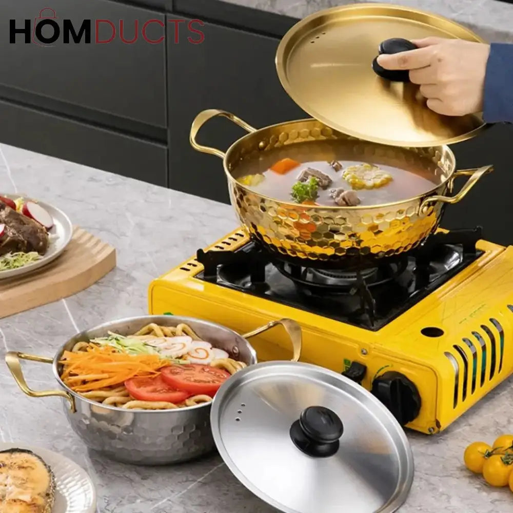 Korean Style Golden Cooking Pot