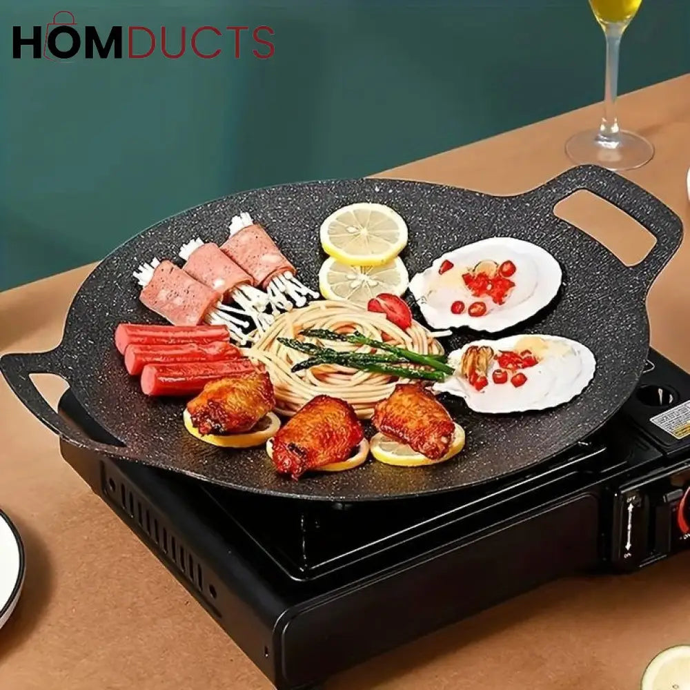 Korean Style Nonstick BBQ And Cooking Pan