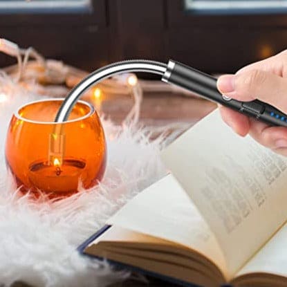 Premium USB Rechargeable Electric Arc Lighter, Flameless Plasma BBQ and Kitchen Lighter with 360° Rotation