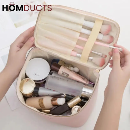 Large Capacity 3Pcs PU Travel Cosmetic Bag