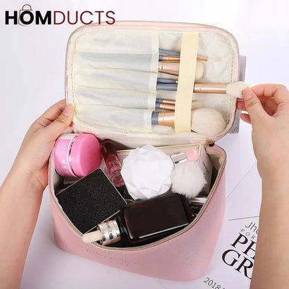 Large Capacity 3Pcs PU Travel Cosmetic Bag