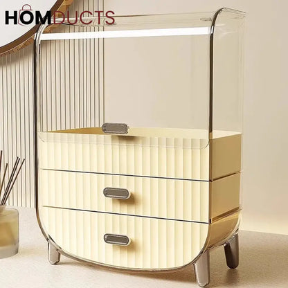 Large Capacity Cosmetic Organizer With Drawers
