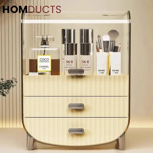 Large Capacity Cosmetic Organizer With Drawers