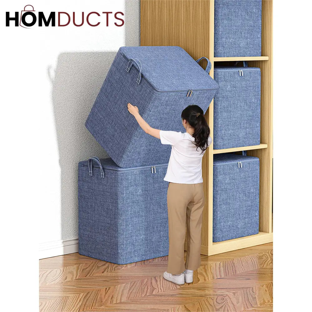 Large Capacity Foldable Clothes Organizer - Cationic Closet Storage Bag