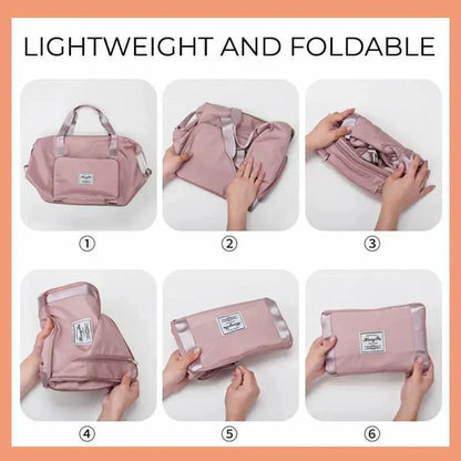 Foldable Large Capacity Travelling Bag – Lightweight & Space-Saving Travel Essential