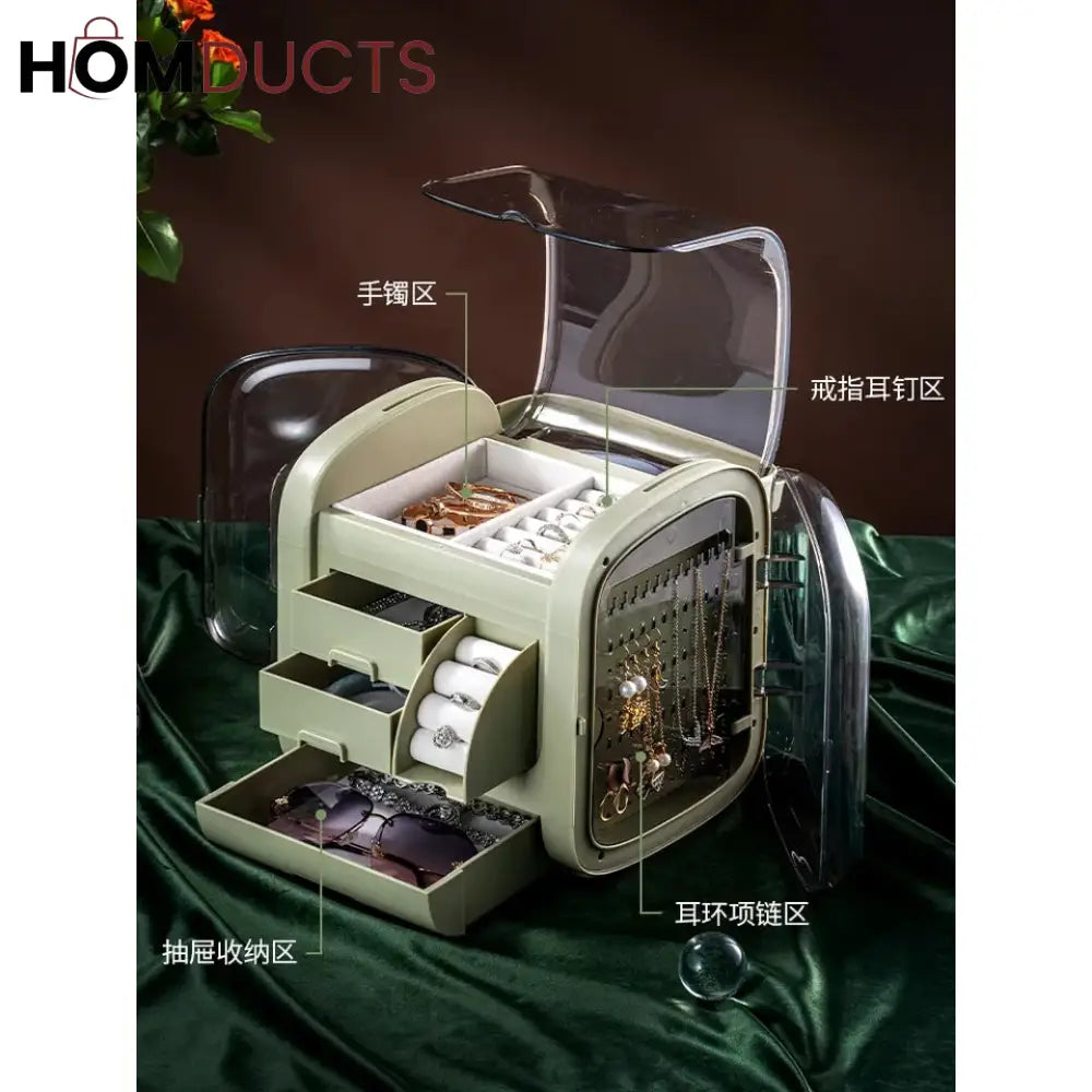 Large Capacity Luxury European Style Jewelery Box
