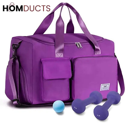 Large Capacity Waterproof Fitness And Travel luggage Handbag