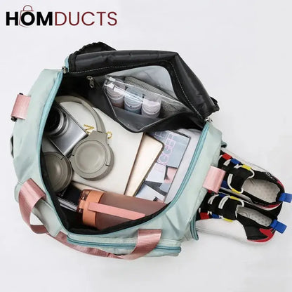 Large Capacity Waterproof Fitness And Travel luggage Handbag