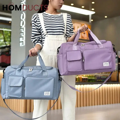 Large Capacity Waterproof Fitness And Travel luggage Handbag