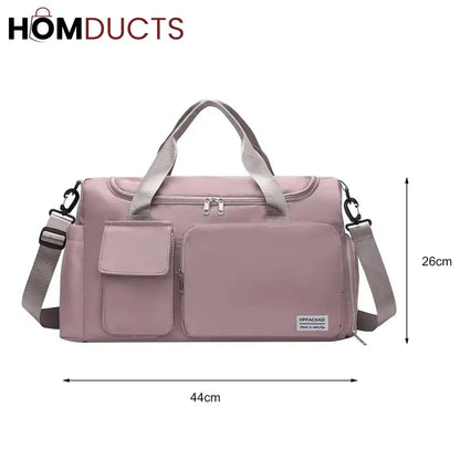 Large Capacity Waterproof Fitness And Travel luggage Handbag