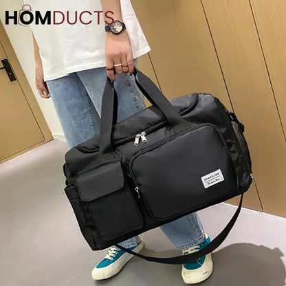 Large Capacity Waterproof Fitness And Travel luggage Handbag
