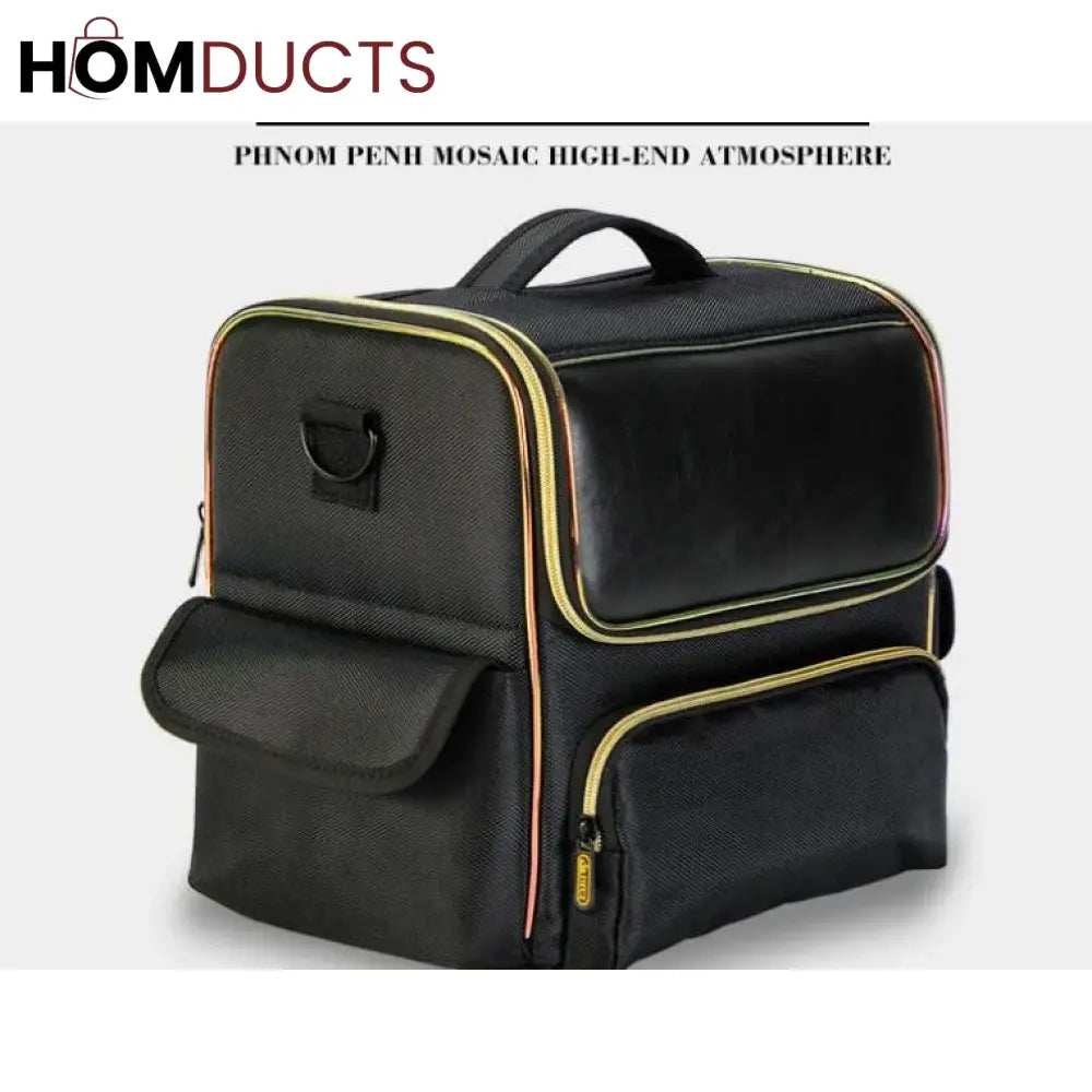 Large Capacity Women Travel Cosmetic Organizer Suitcase
