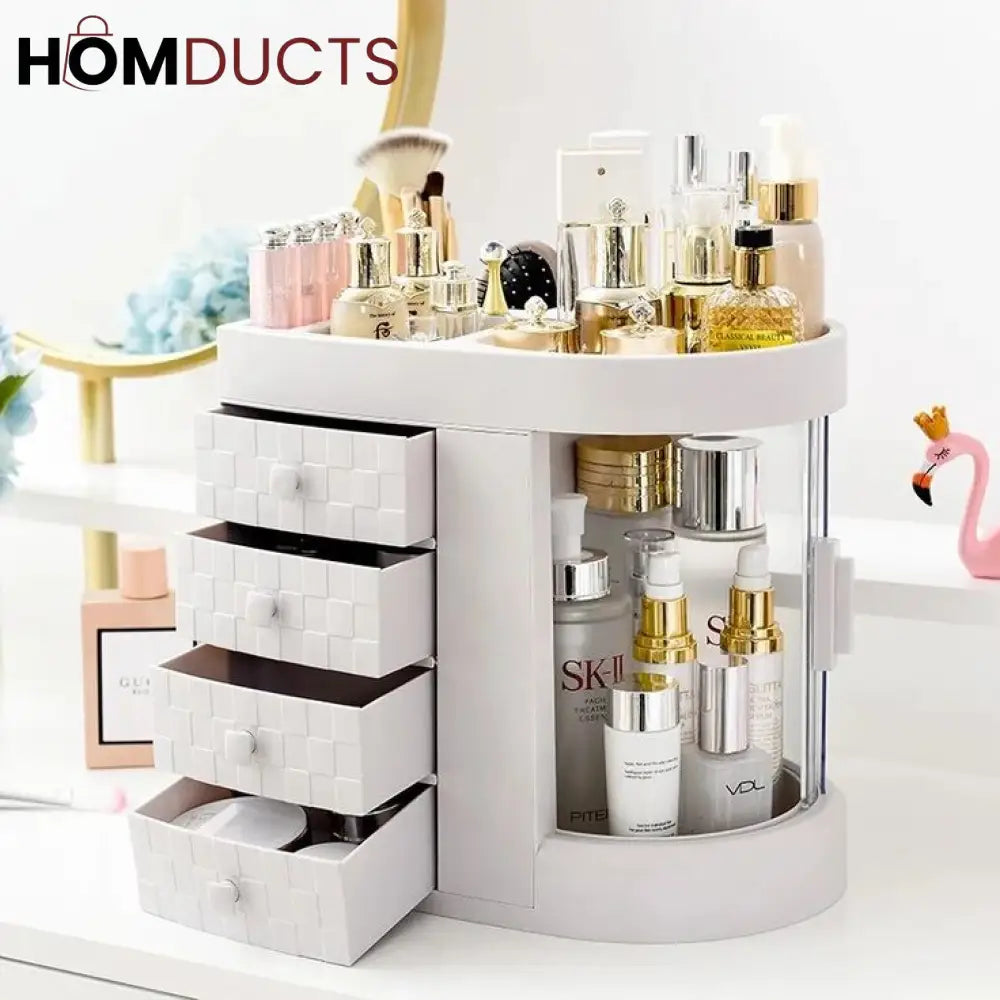 Largest Capacity Cosmetic Organizer With Drawer