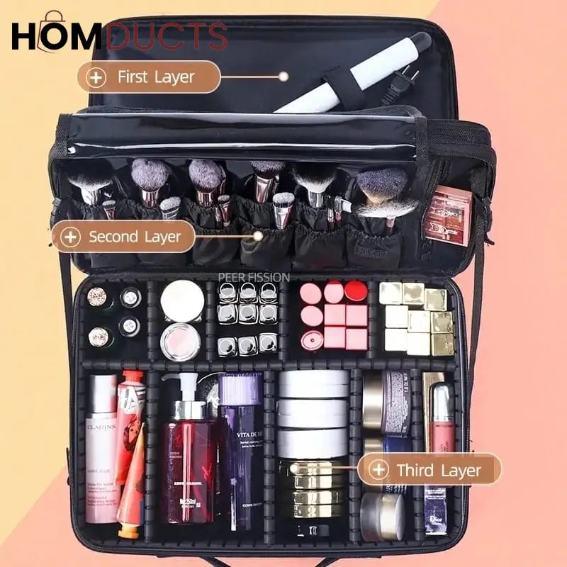 Largest Professional Makeup Traveling Bag