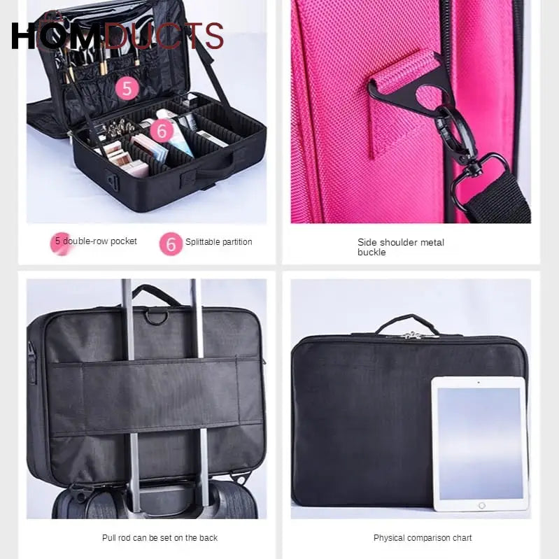 Largest Professional Makeup Traveling Bag