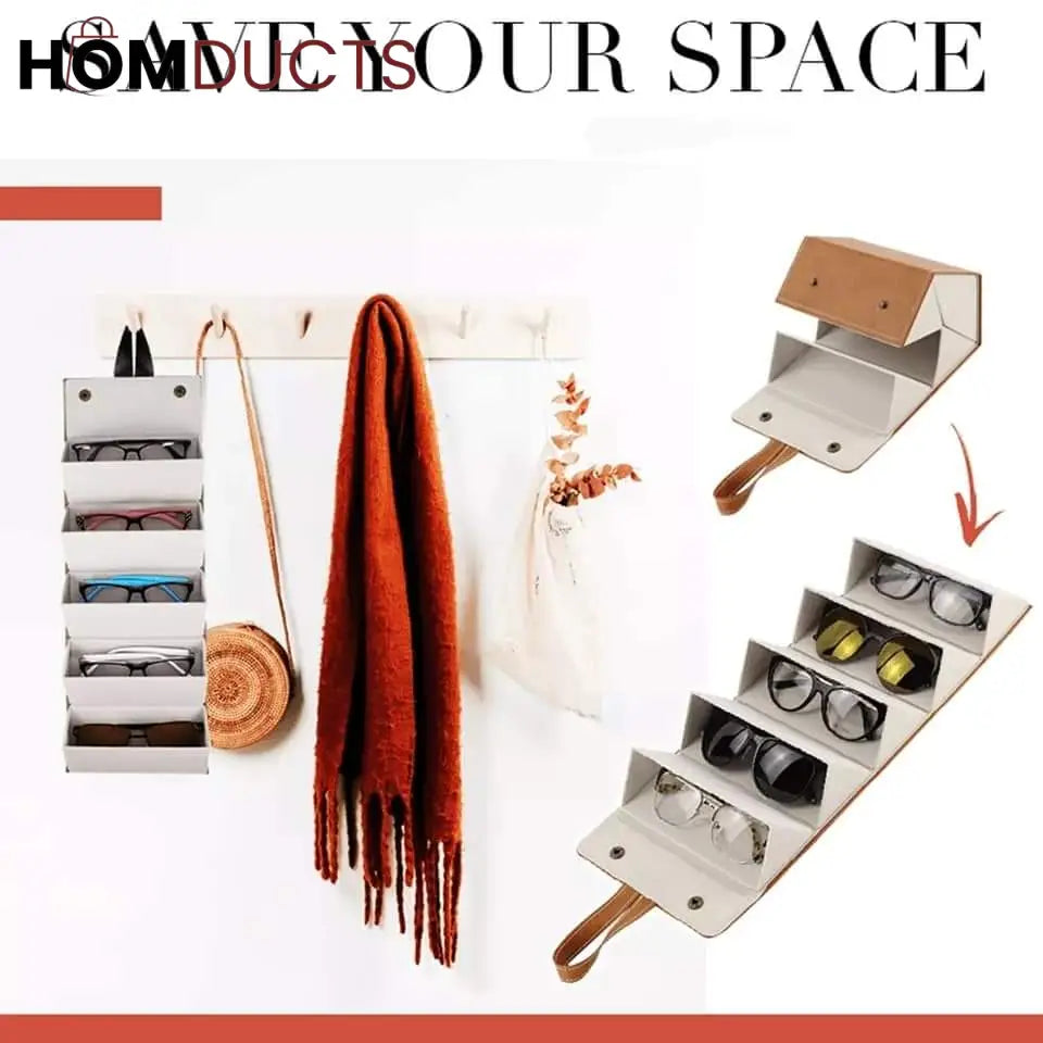 Leather Sun Glasses Organizer