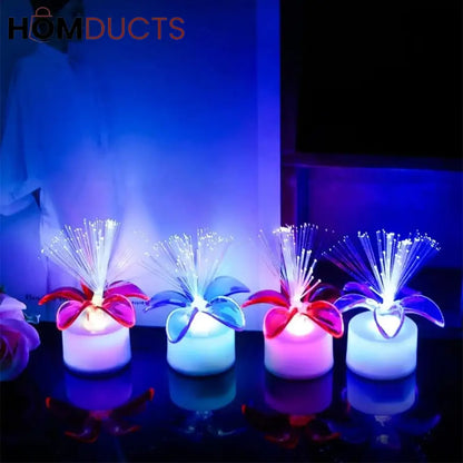 LED Candle Rose Night Light