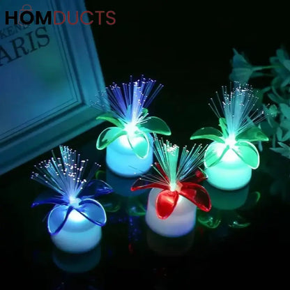 LED Candle Rose Night Light