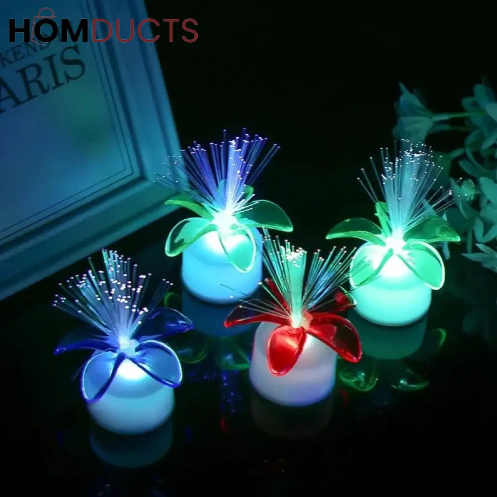 LED Candle Rose Night Light
