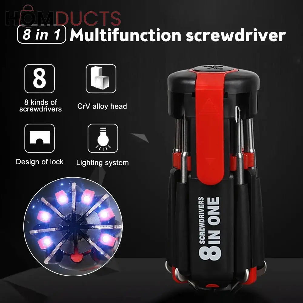 Led Screw Driver (8 in 1)